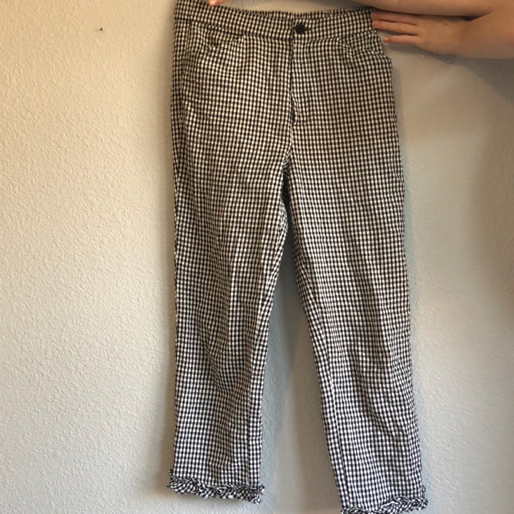 never worn Zara black and white pants